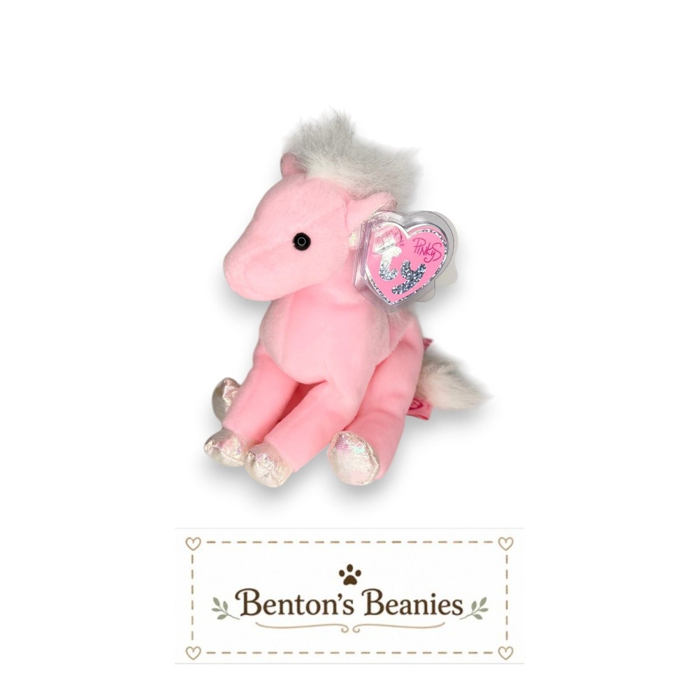 Filly the Horse Ty Pinkys Beanie | Pretty Pasture Princess 🎀 | Mint Heart Tag ⭐